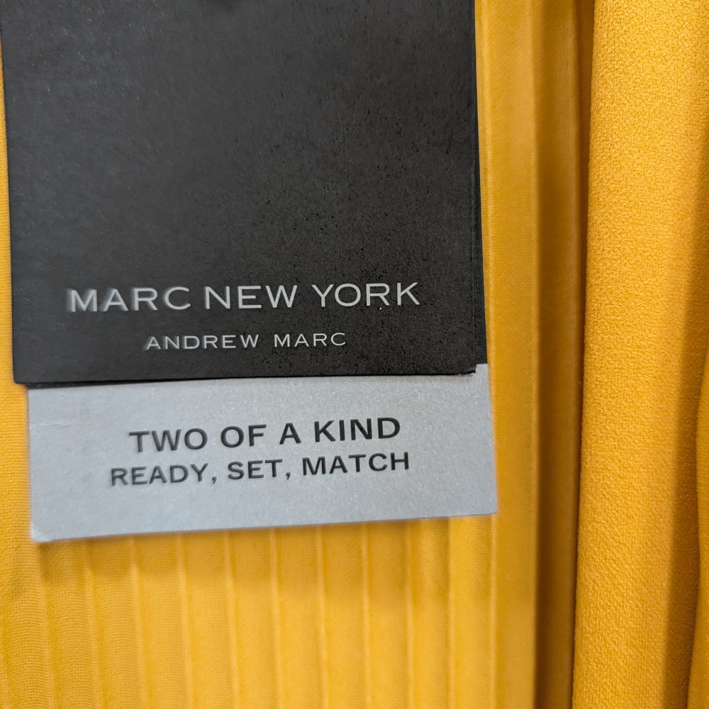 Marc New York Mustard Ribbed Cardigan - Picture 3 of 5